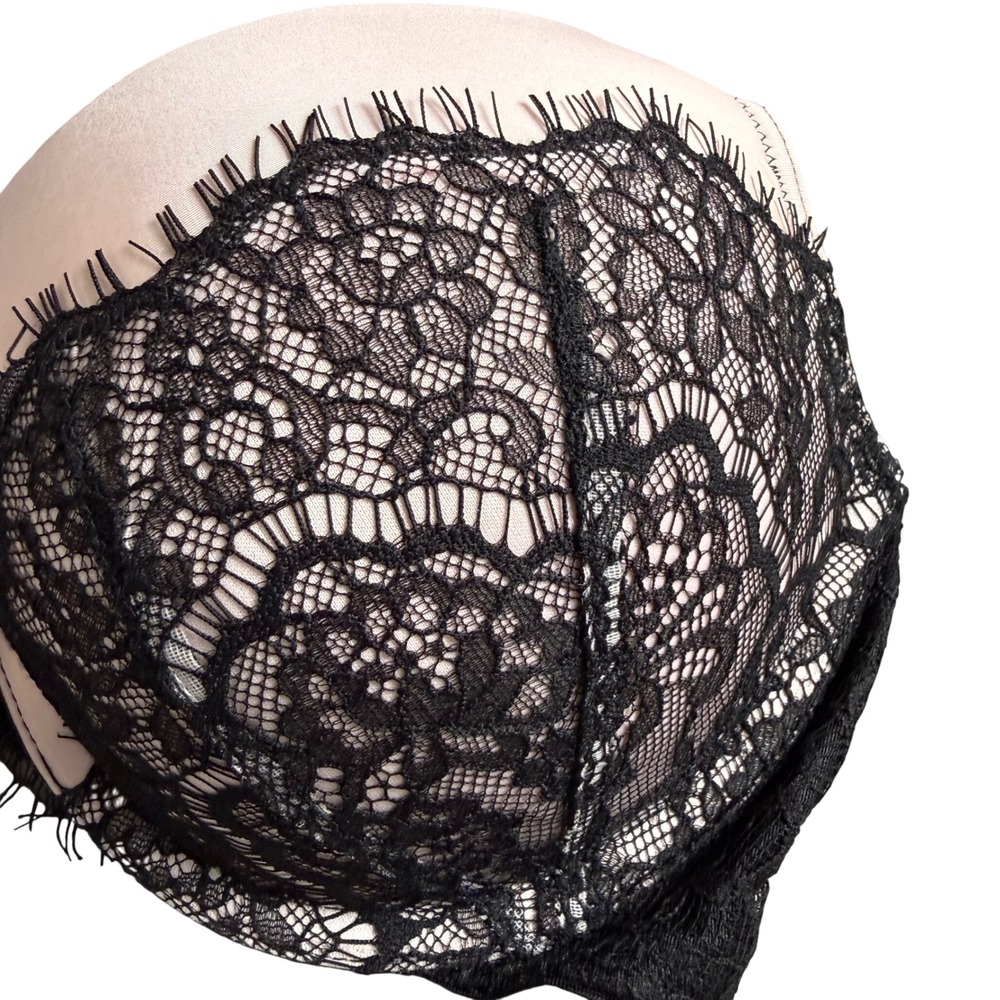 Victoria's Secret Dream Angels Push-Up Bra Women 34D Lace 2-Pack Teal Pink Black - Picture 4 of 14